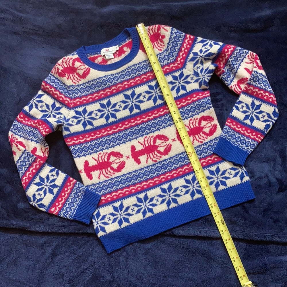 Vineyard Vines Fair Isle Lobster Sweater - Picture 5 of 8